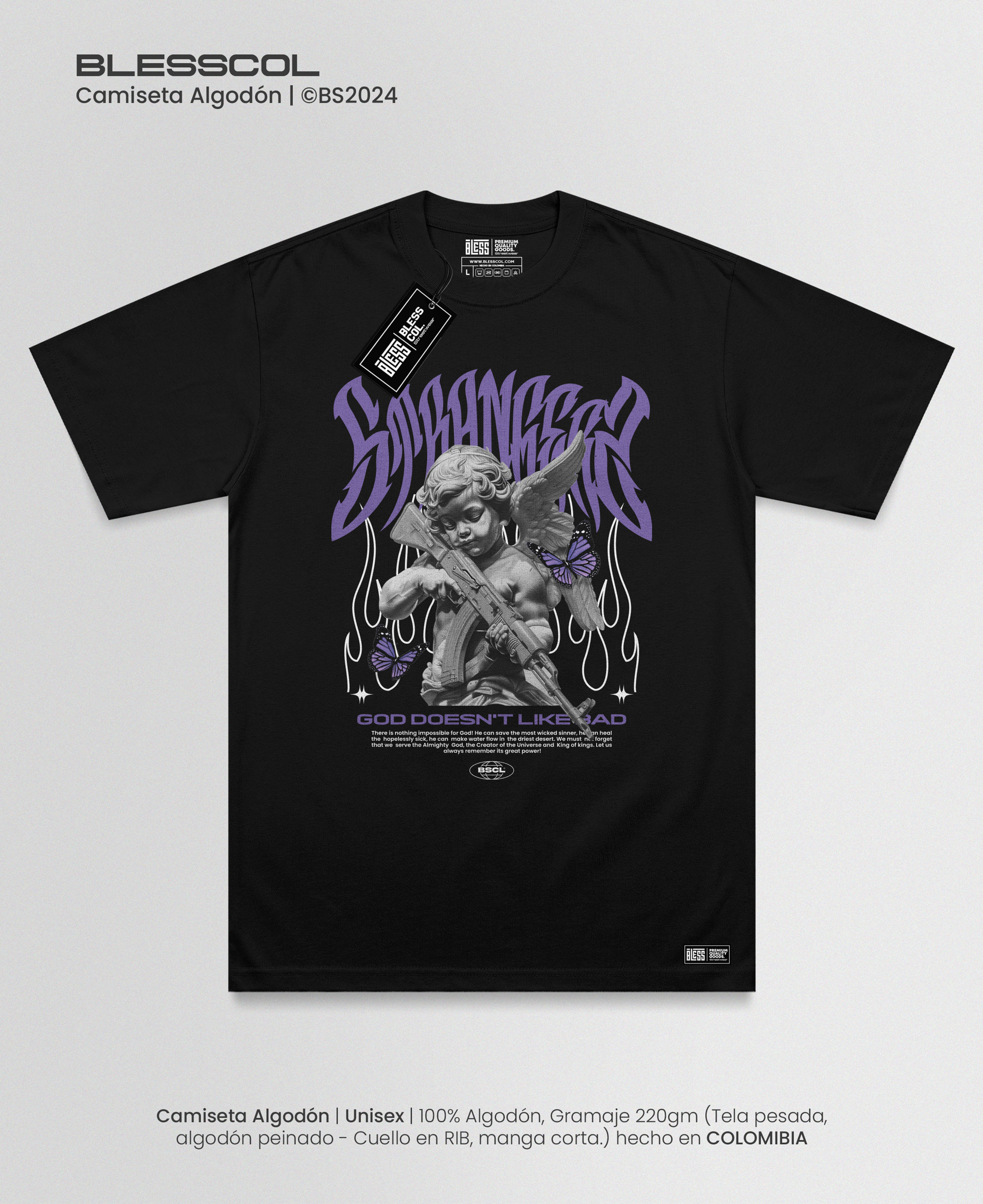 BLESSCOL | CAMISETA STRANGERS GOD DOESNT