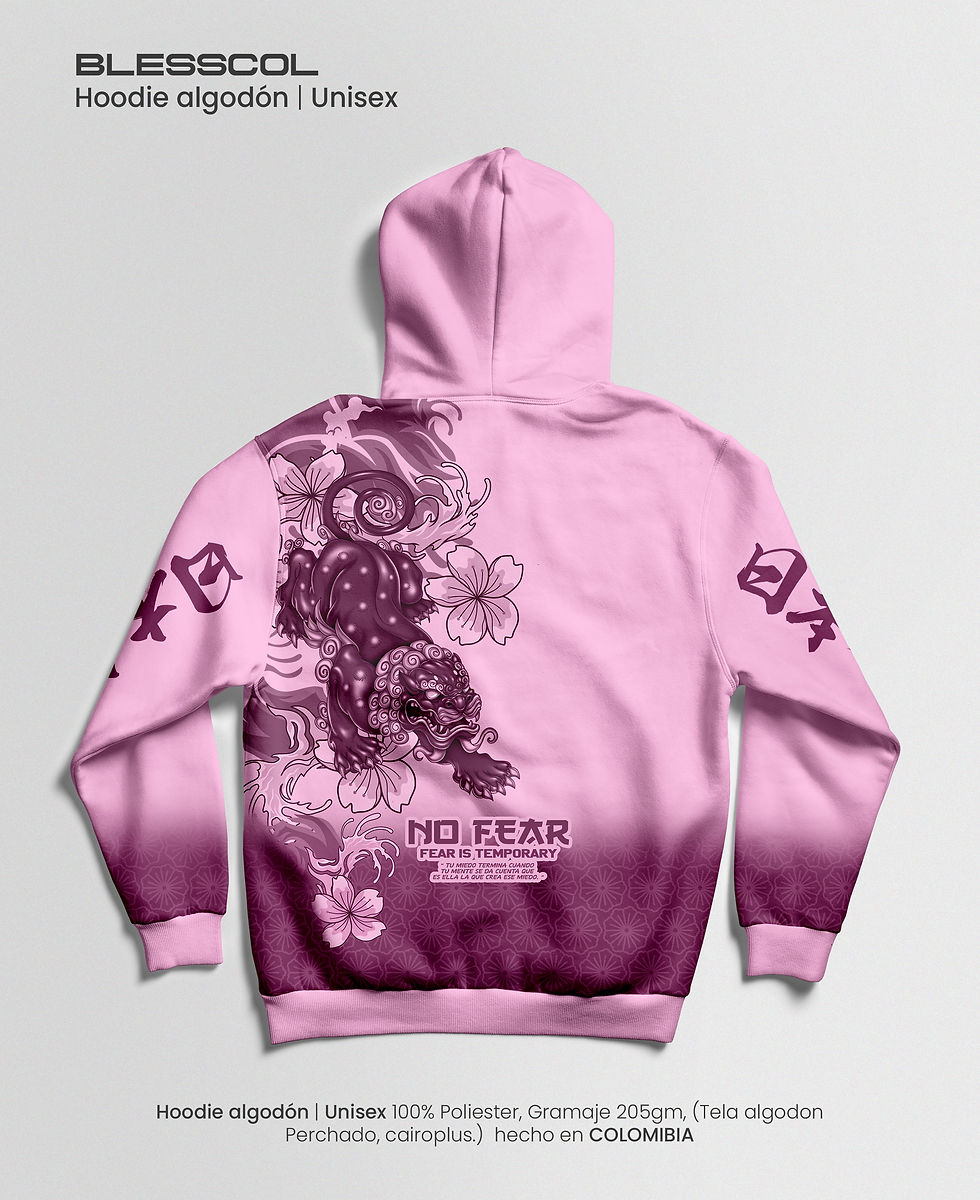 Miniatura: BLESSCOL | HOODIE UNISEX TIGRE JAPONES