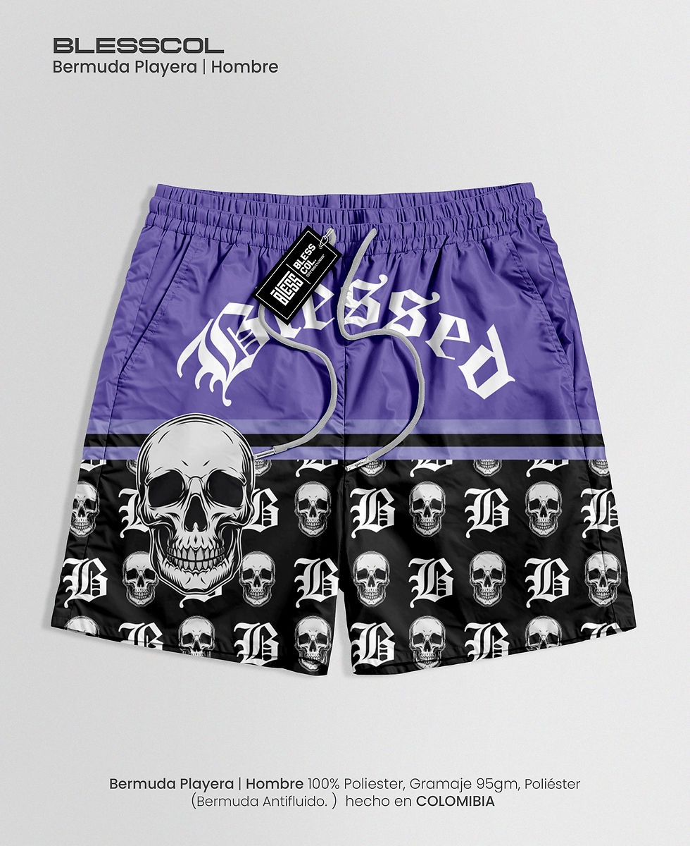 Miniatura: bermuda playera blessed