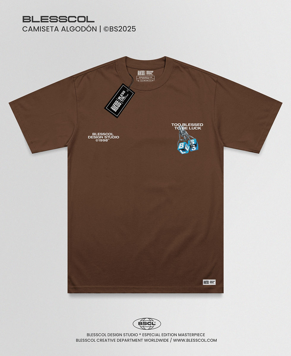 Miniatura: BLESSCOL | CAMISETA TOO BLESSED TO BE LUCK