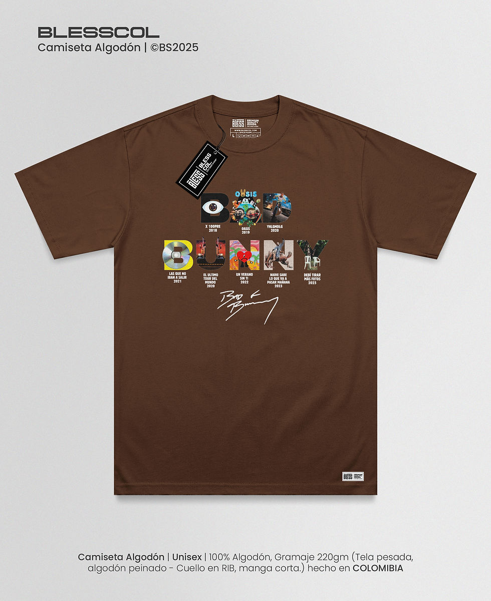 Miniatura: CAMISETA | UNISEX BAD BUNNY ALBUNES