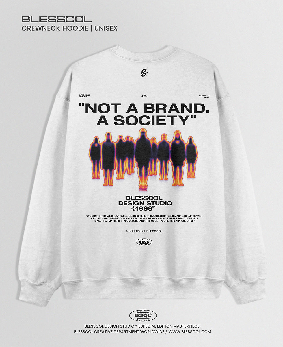 Miniatura: BLESSCOL | CREWNECK HOODIE NOT A BRAND BS