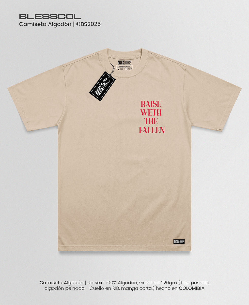 Miniatura: BLESSCOL | CAMISETA RAISE WETH THE FALLEN