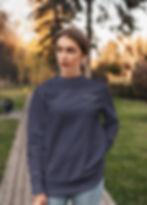 Nautical Blue Sweatshirt Front View