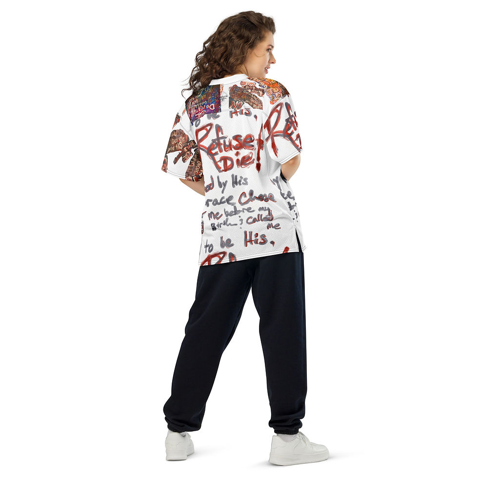 Thumbnail: Refuse To Die American football jersey