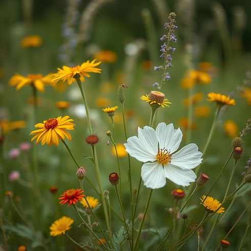 wild flower bouquet in a natural setting bigger more abstract from a distance.jpg