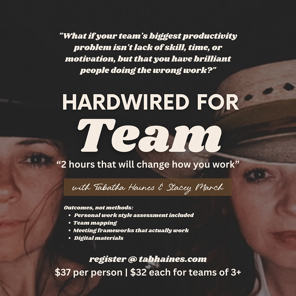 Hardwired for Team