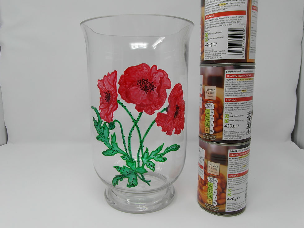 Thumbnail: Poppies Hurricane Vase