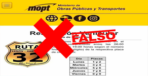 #EsFalso: No hay restricción para vehículos particulares en la ruta 32.
