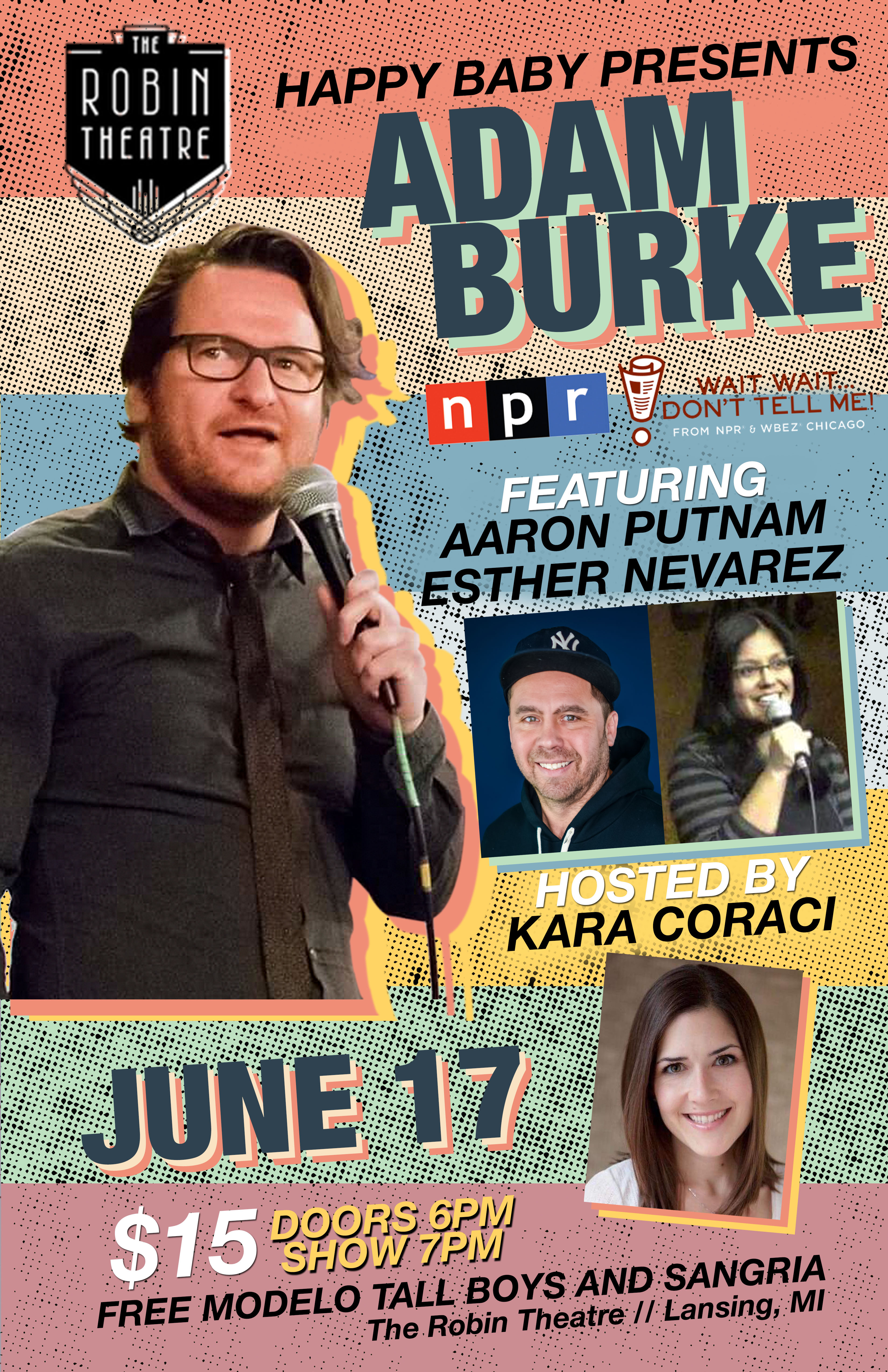 Adam burke of nprs wait wait don t tell me wsgs standup 
