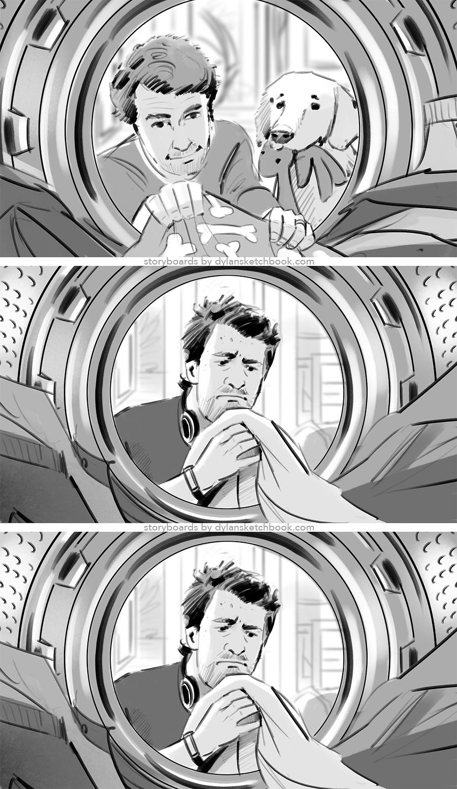 Pine O Cleen TVC storyboards