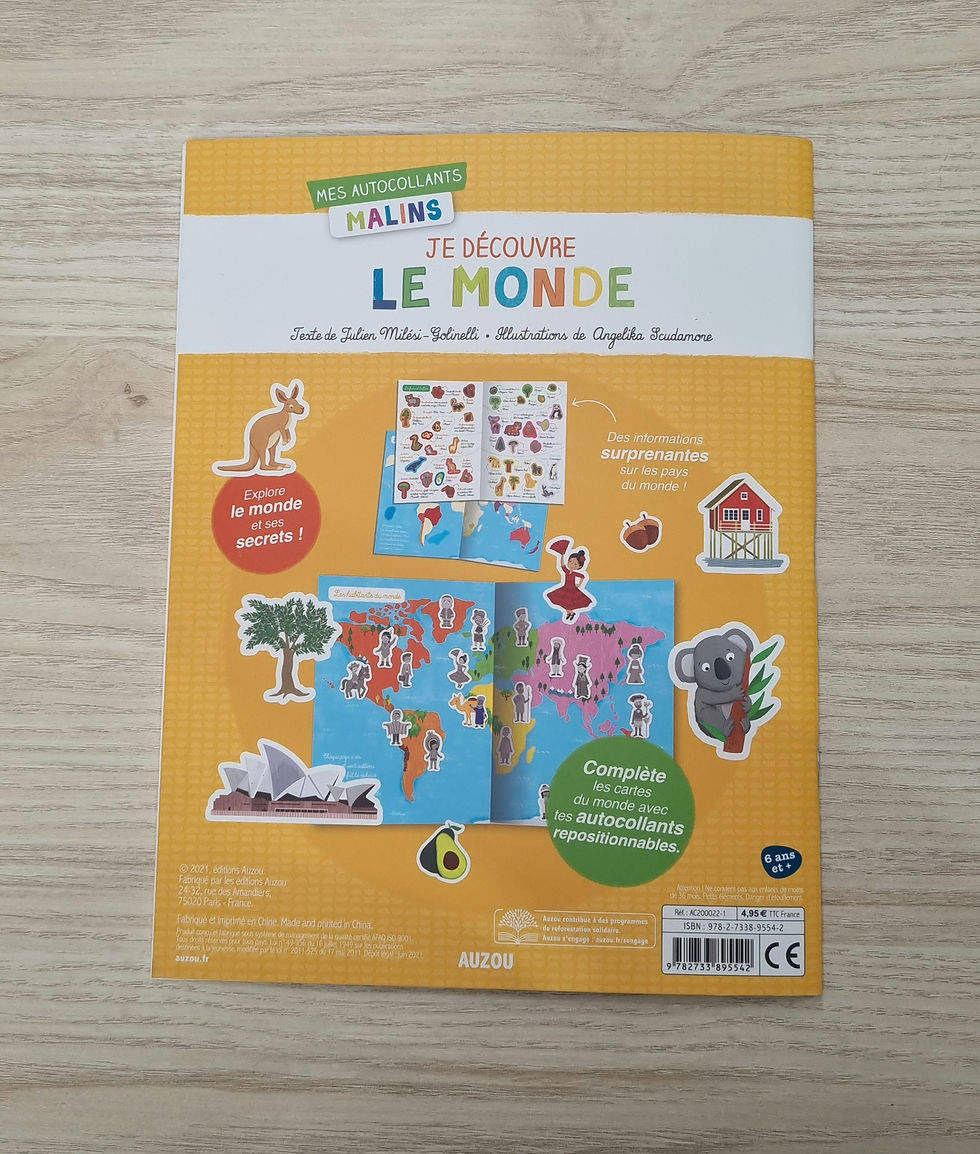 Miniature : Mes autocollants malins – Je découvre le monde