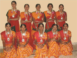 Girls in Traditional dress