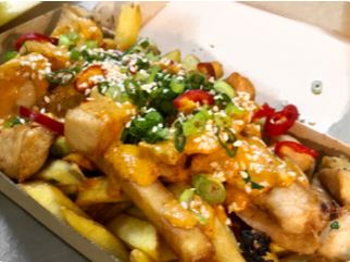 Arranged Food and Objects