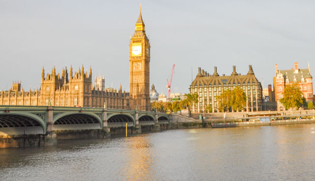 Westminster Bridge and the Houses of Parliament