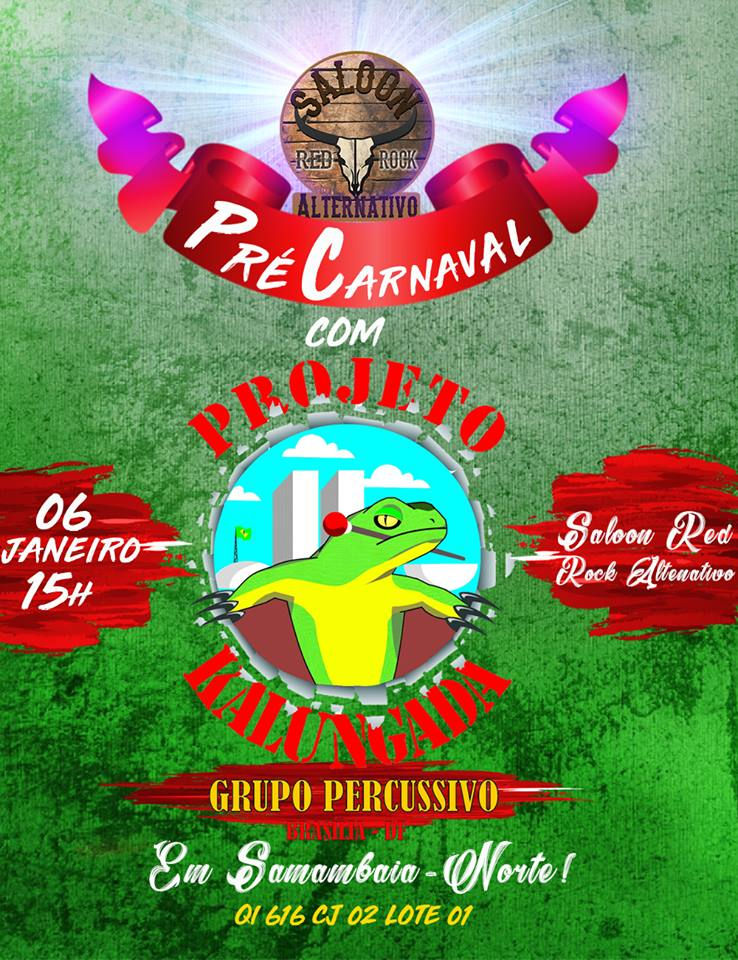 Pré Carnaval Projeto Kalungada Programação Brasília Carnavaliá