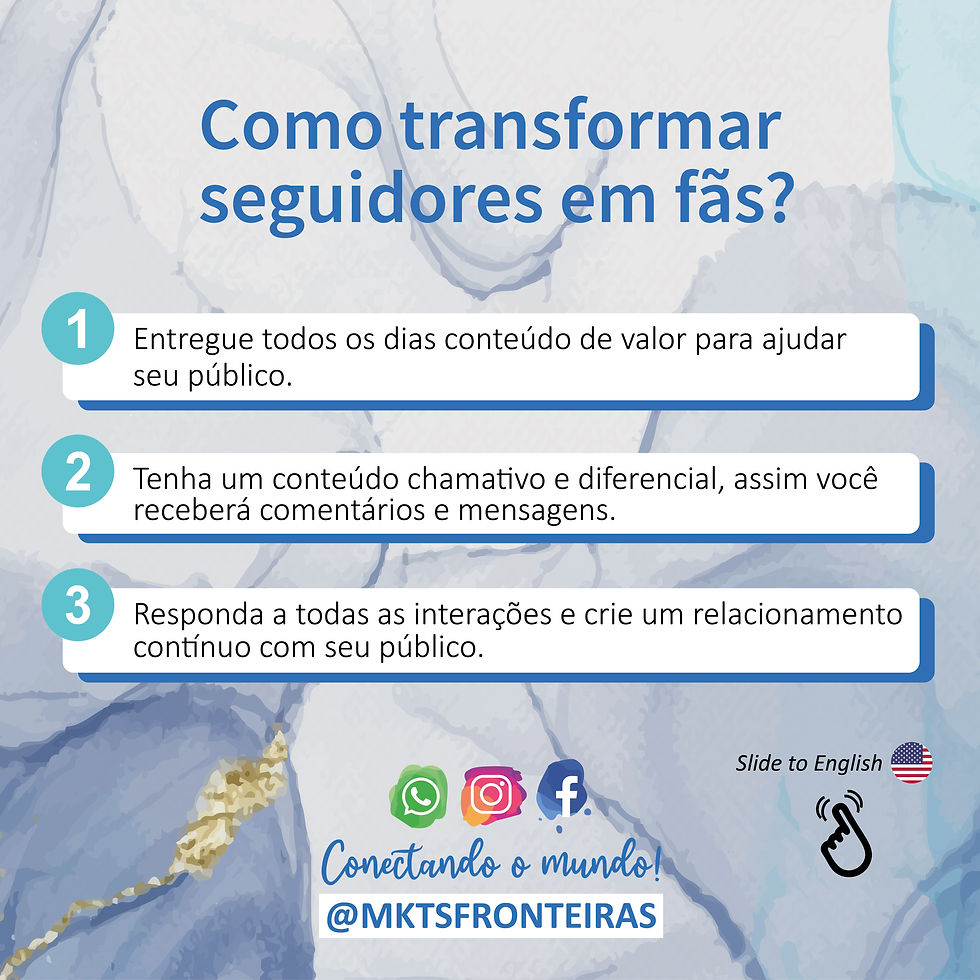 Como seus seguidores podem viram fãs?