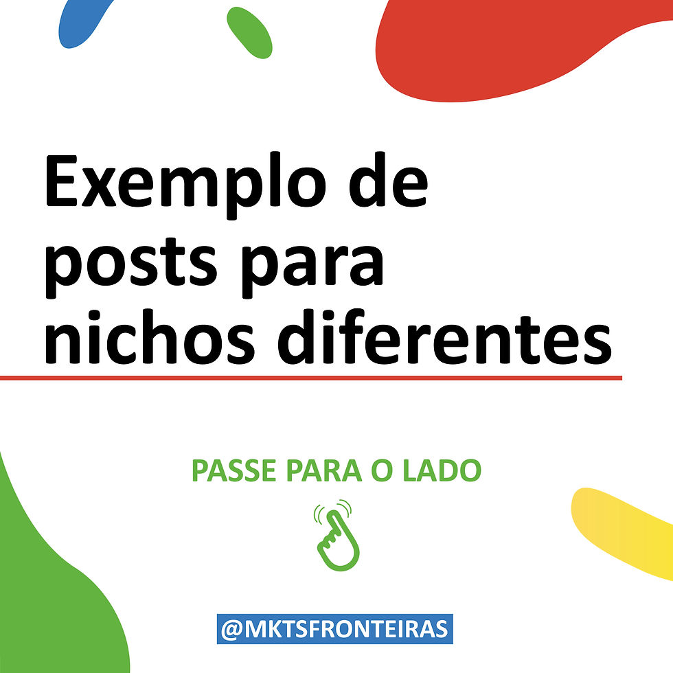 Qual é o seu nicho?