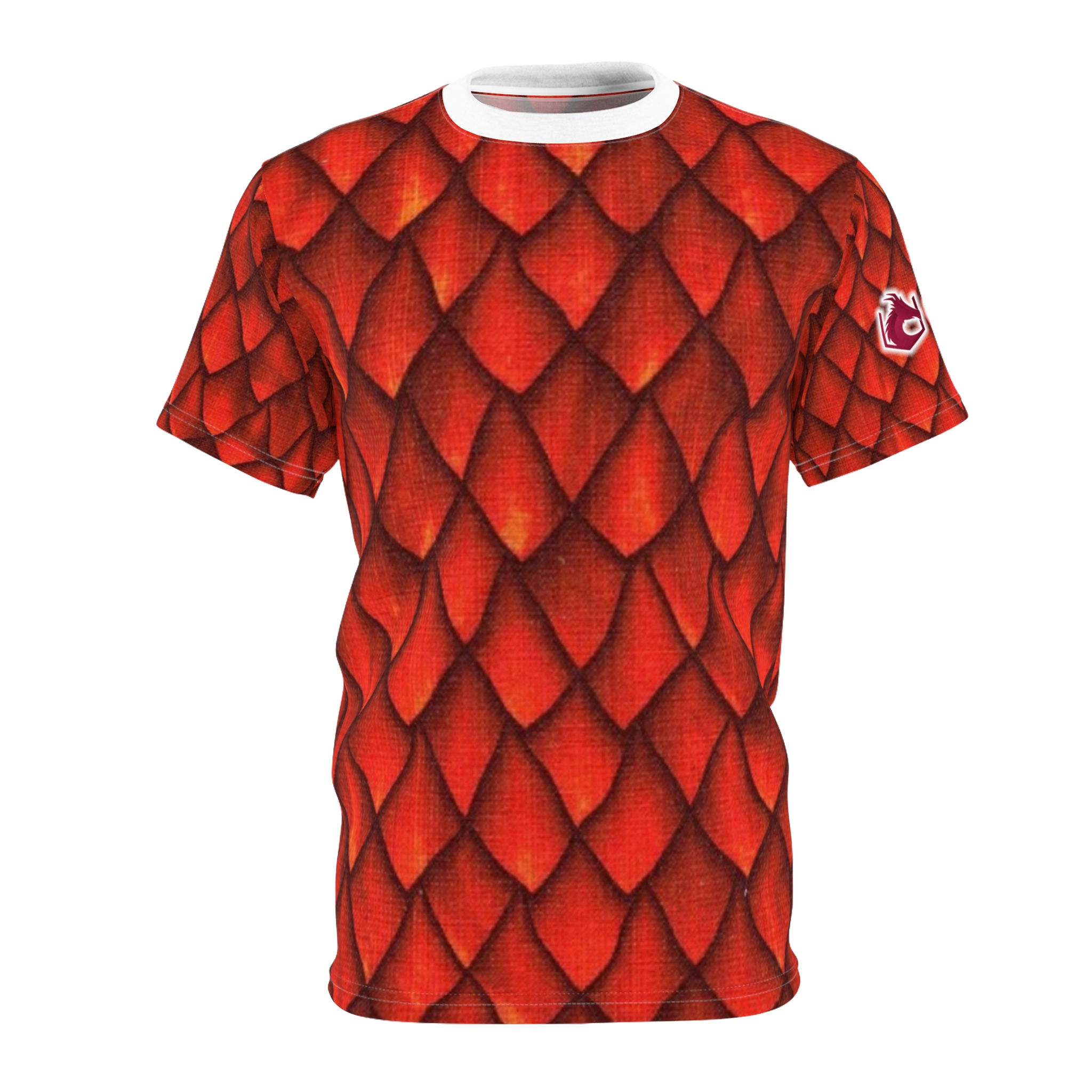 Fiery Scales Unisex Tee - Full Print - Don Your Scales