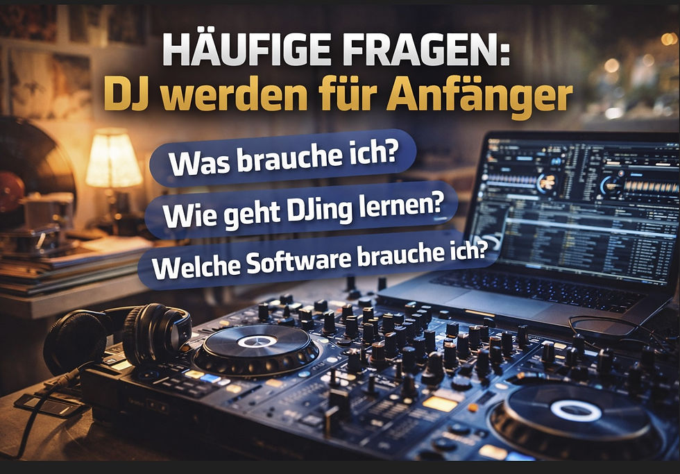 Häufige Fragen: DJ werden für Anfänger