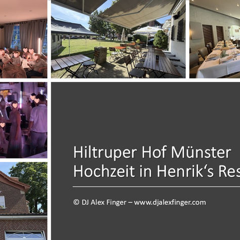 Hiltruper Hof Münster - Hochzeit in Henrik’s Restaurant