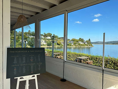 Strandbad-Bar Sorpesee Sundern Hochzeit - Eingang 1 - DJ Alex Finger.JPG