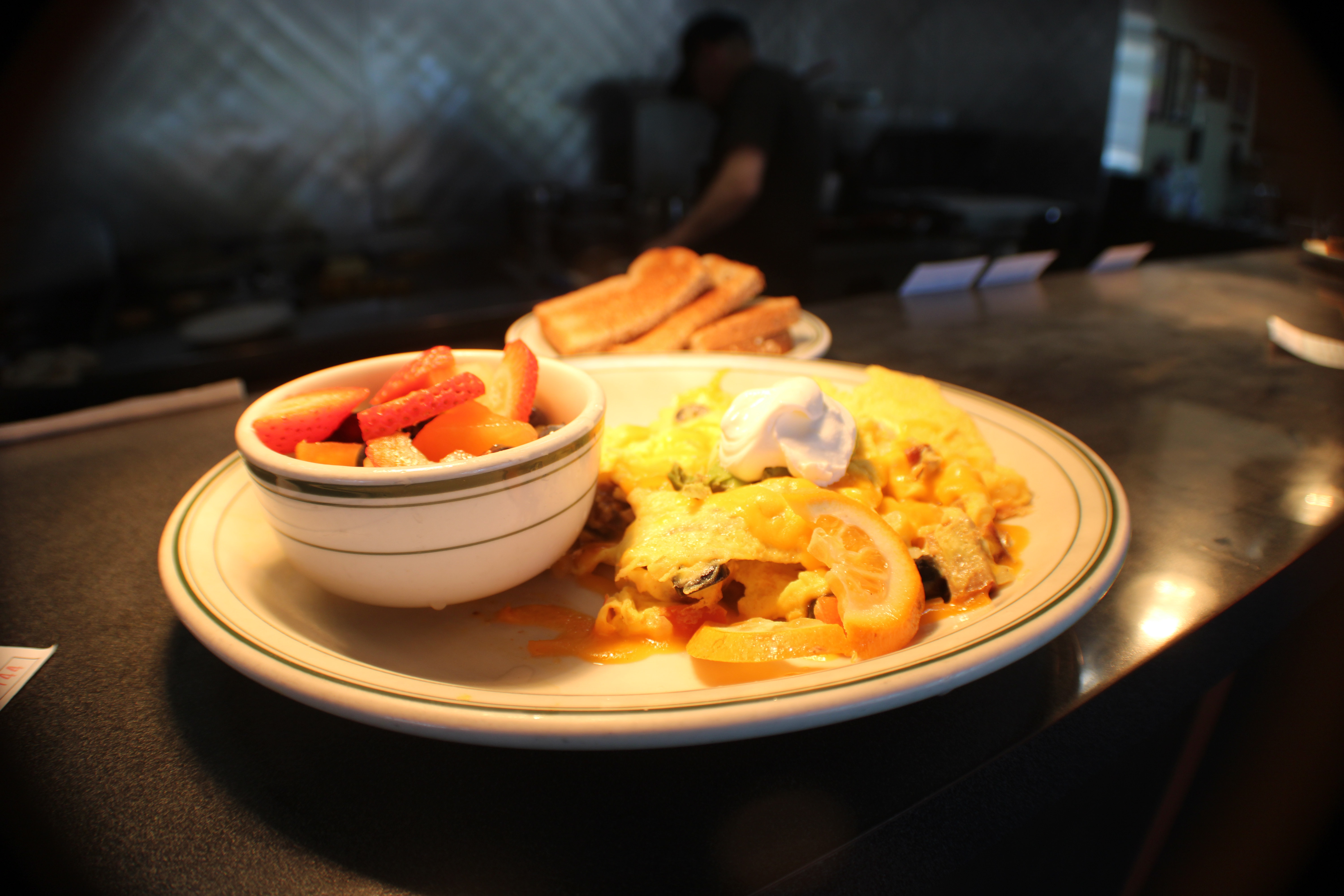 Arranged Food and Objects