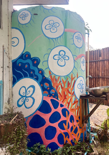 Ocean mural in Thailand