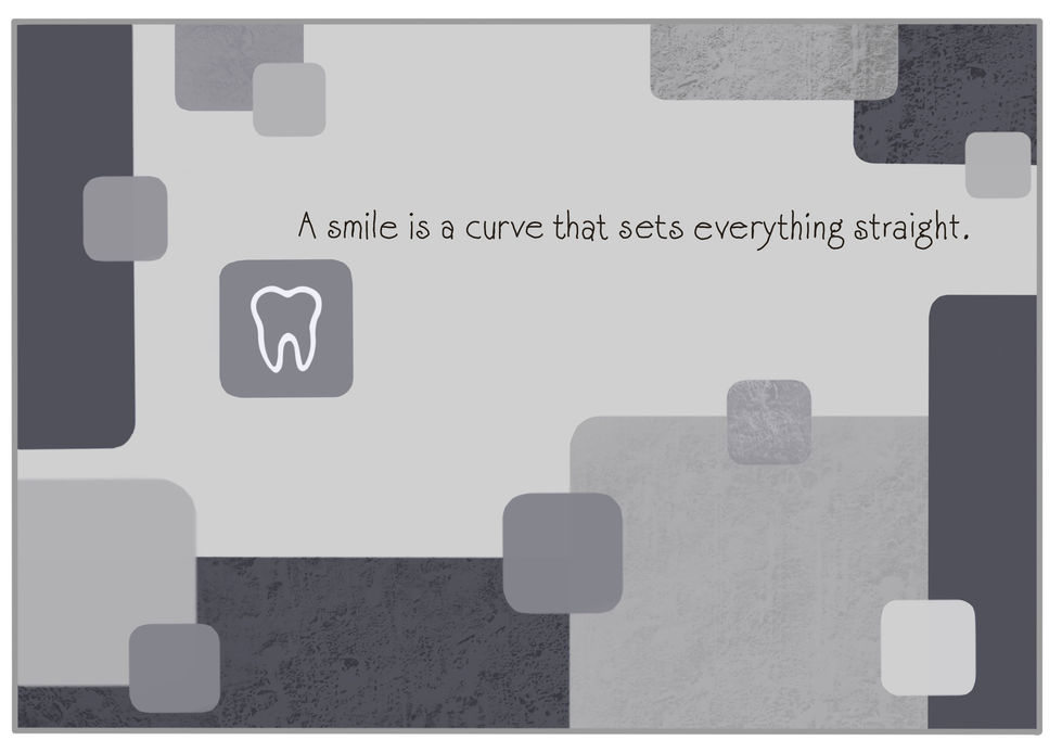 Digital design mockup of Dentist Mural