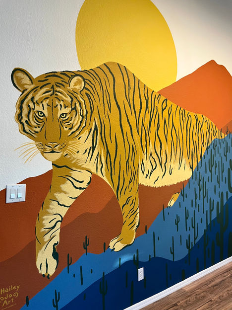 Desert Tiger Mural