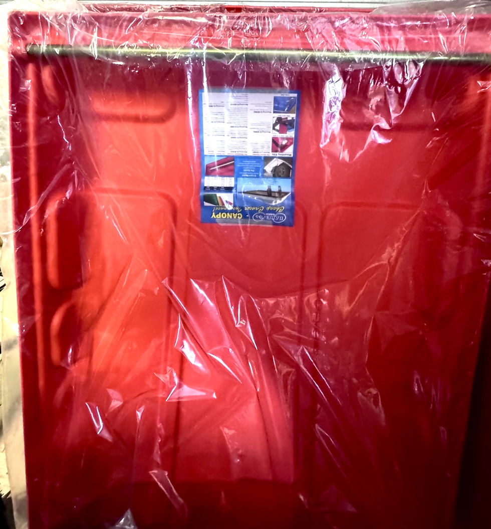 Thumbnail: Canopy Standard Size, Orange or Red (45" Wide X 60" Long)