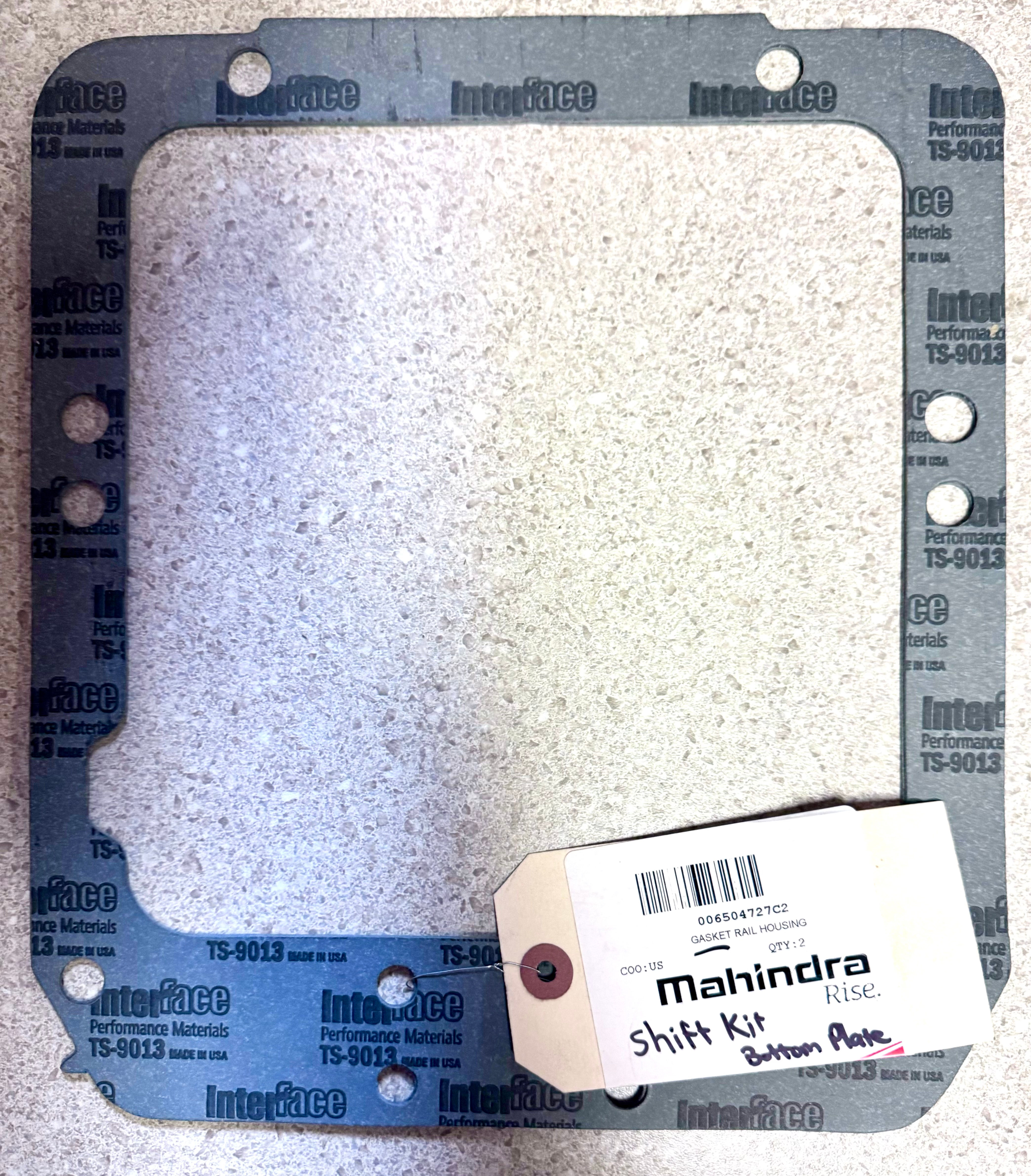Mahindra Rail Housing Gasket (006504727C2)