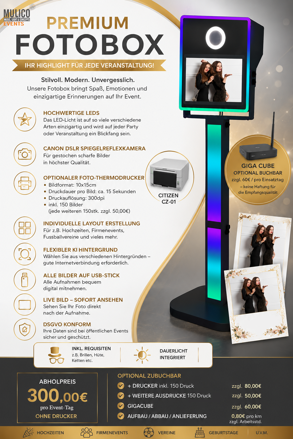 Premium Fotobox