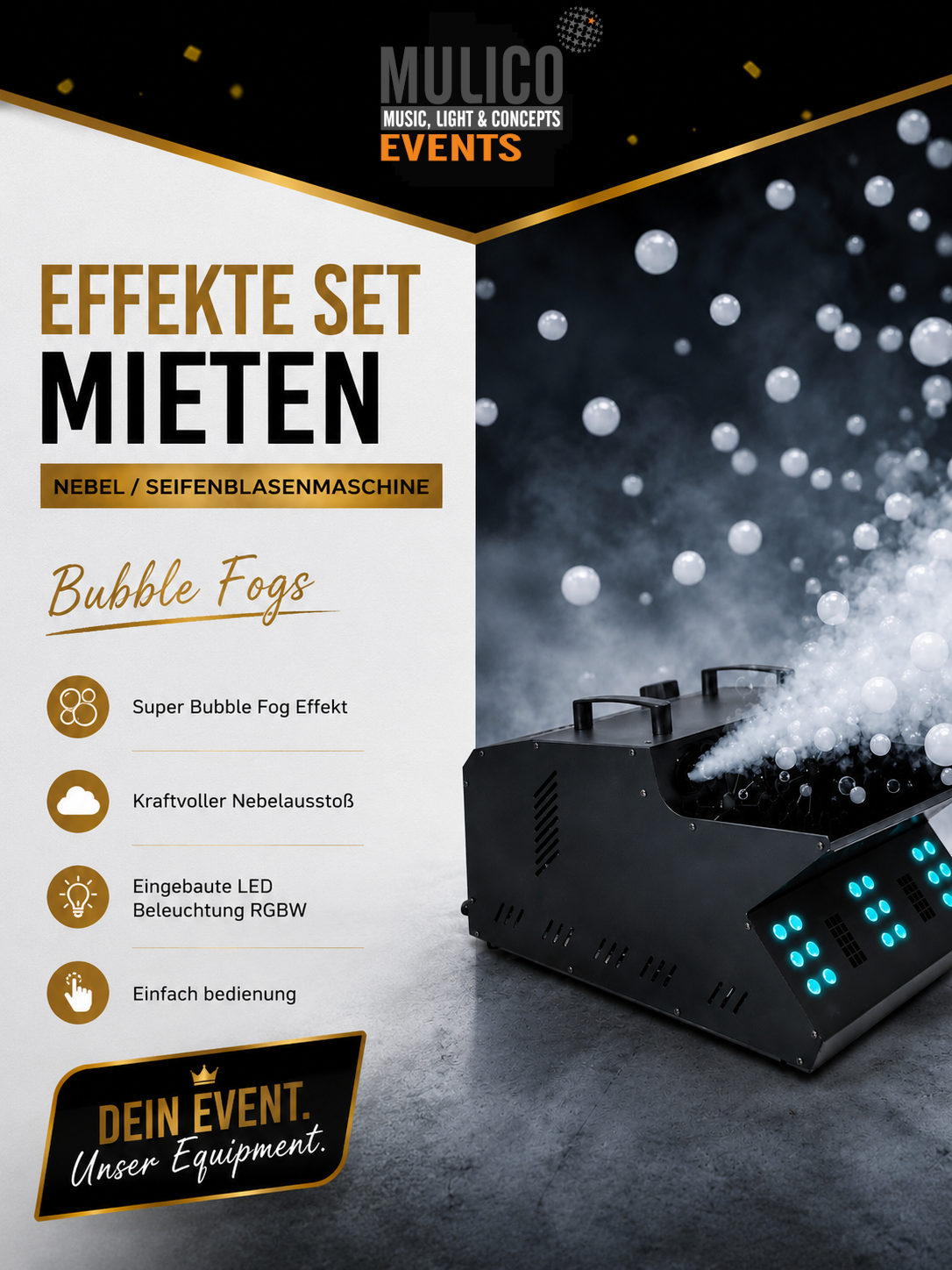 Effekt Set 2 – Bubble Fog