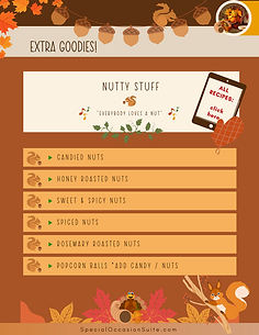 NUTTY STUFF RECIPE LINKS