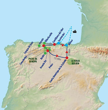 Tour map