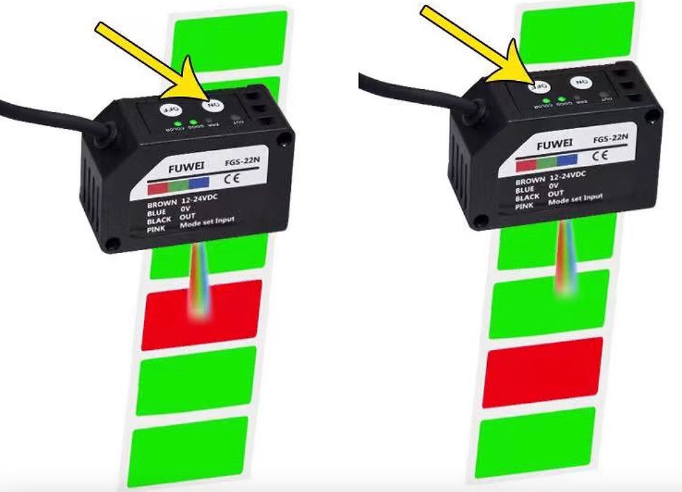 Thumbnail: NPN-Contrast sensors for KEYENCE PLC