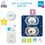 Miniatura: Set 2 chupetes 6+meses