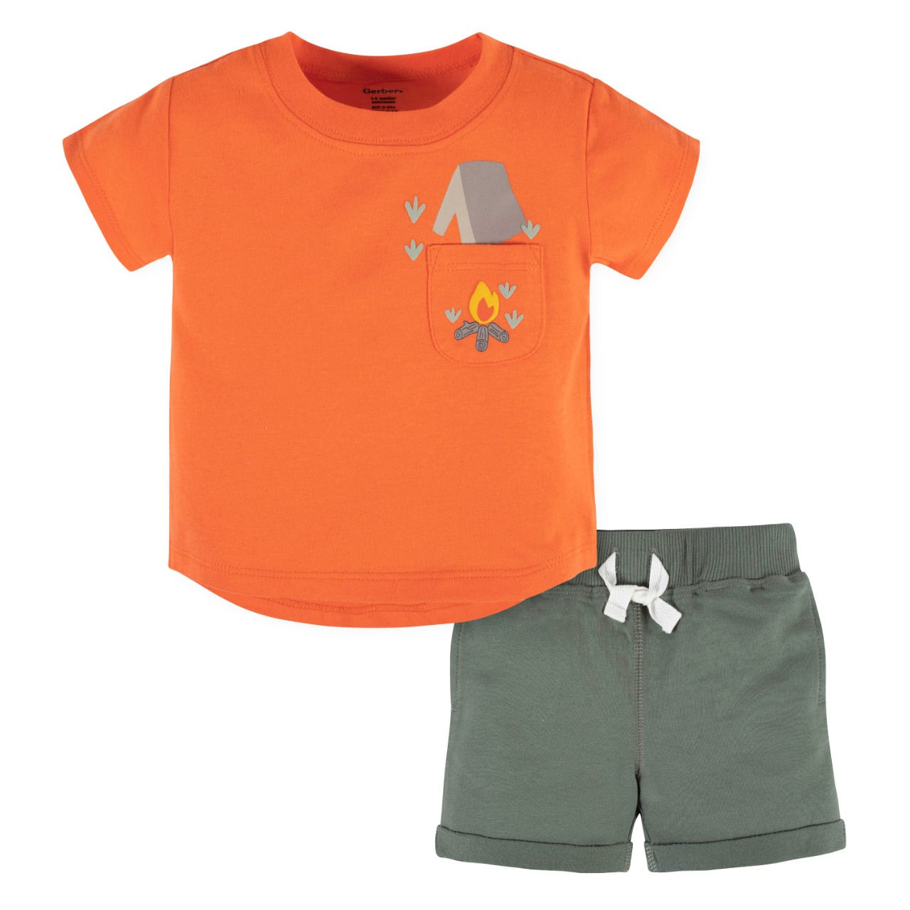 Set 2 pcs camiseta y short Campamento