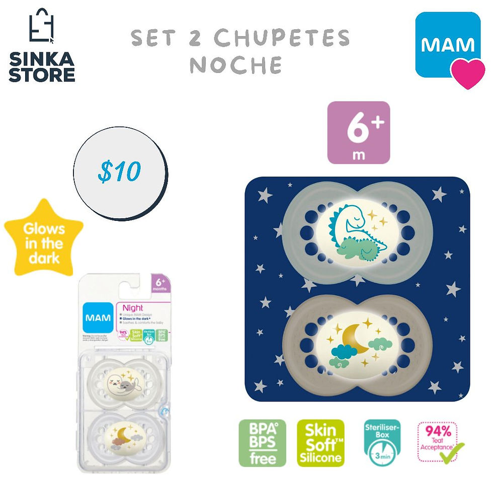 Miniatura: Set 2 chupetes 6+meses