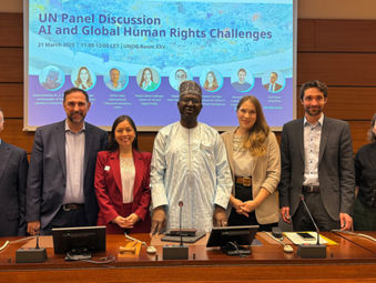 Presentation of AI and Human Rights Whitepaper in Geneva