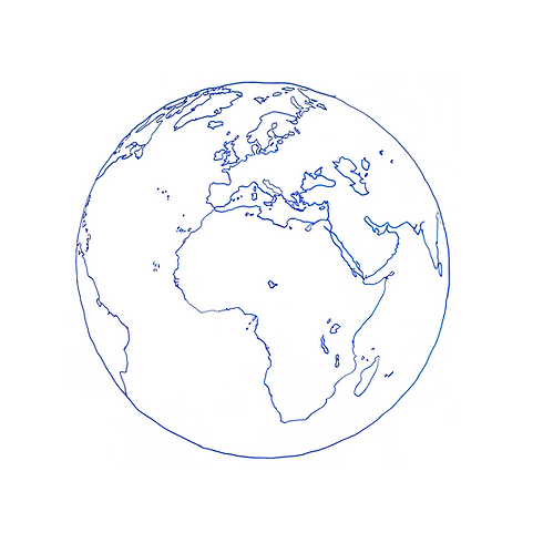 Globe Africa Europe Earth iuvenal research