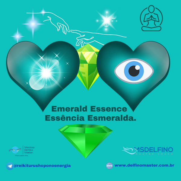 Esmeralda: A propriedade principal da Essência Esmeralda é física e cura emocional. Tem um grande efeito de equilíbrio e é especialmente adequado para curar todas as questões relacionadas com o chakra do coração e os olhos. 

A Essência Esmeralda é excelente como sistema de cura, seja sozinho ou em conjunto com outros sistemas de cura.