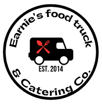 Earnie's food truck and catering company logo