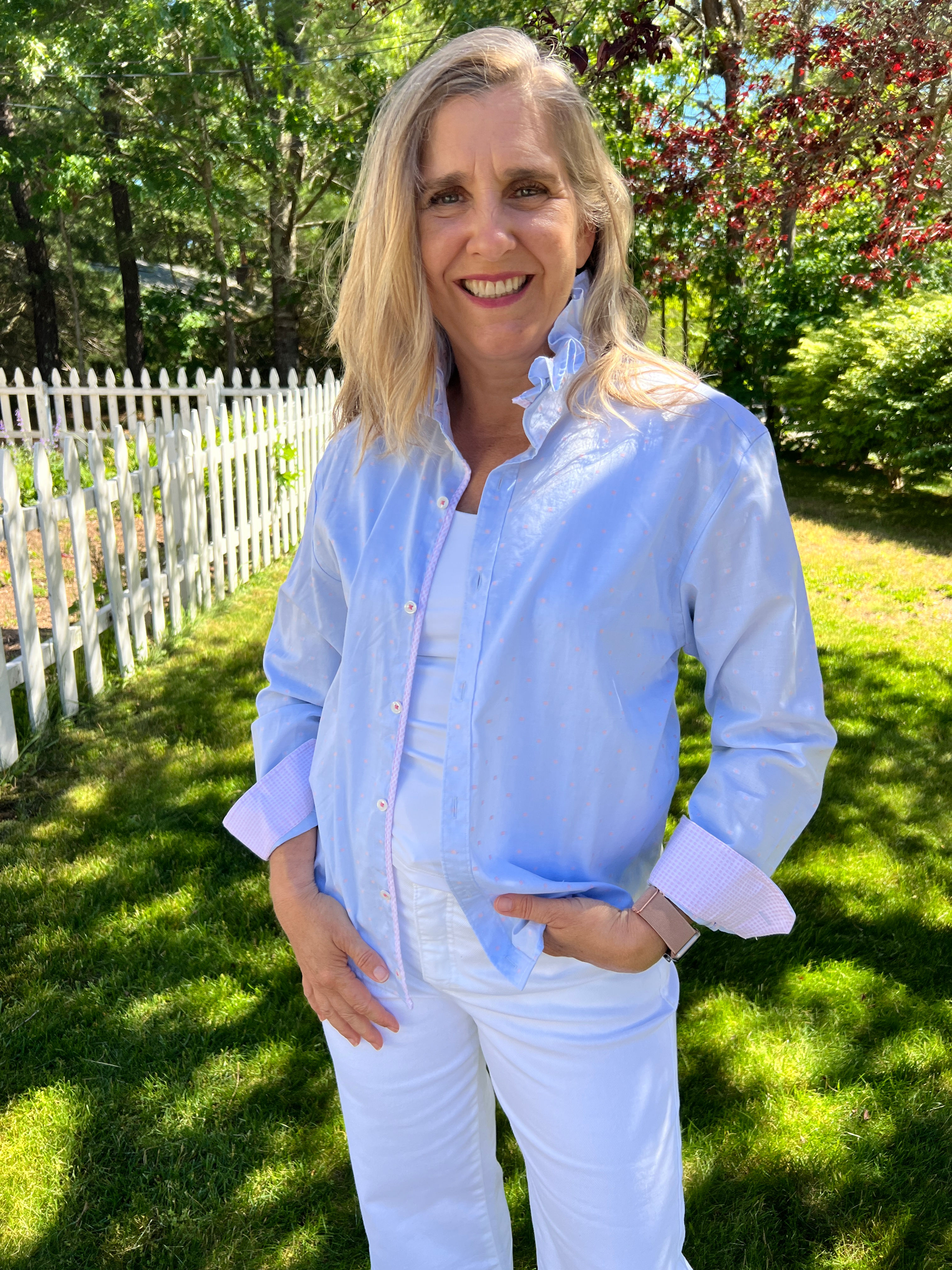 Ruffled Shirt - Upcycled #4005