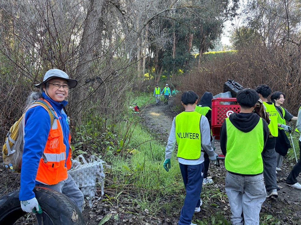 Efren Leading a Cleanup Crew