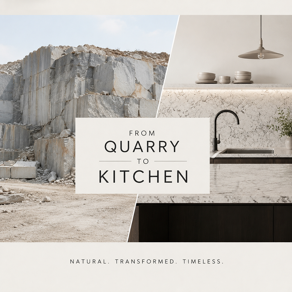 From Quarry to Kitchen: The Journey of Natural Stone Transformation