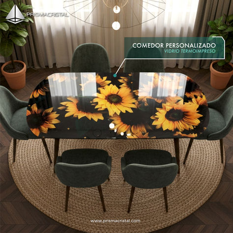 Comedor con Girasoles