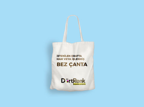 Baskılı Bez Çanta