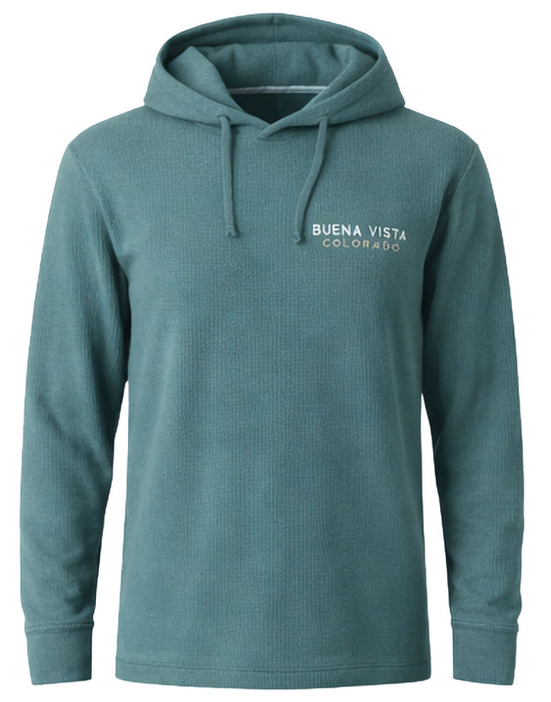 Buena Vista Colorado Spruce Waffle Pullover Hoodie Front